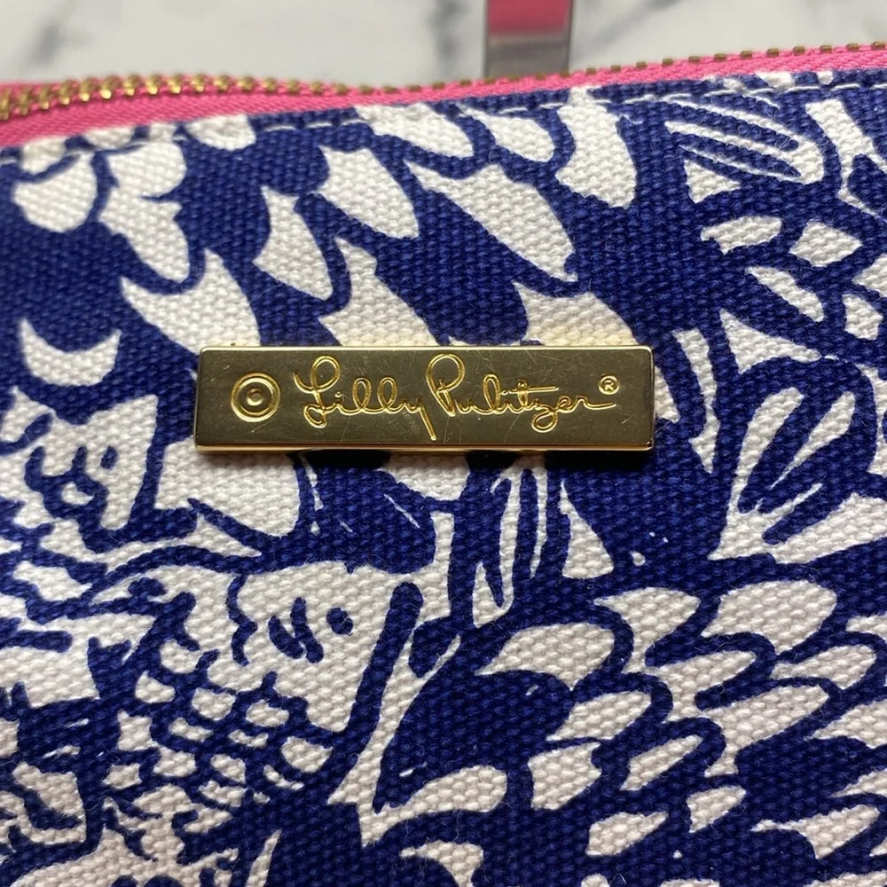 Lilly Pulitzer For Target - Upstream Clutch Bag Navy Blue Tassel - Picture 2 of 7